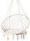 Round Hanging Hammock Cotton Rope Macrame Swing Chair for Indoor and Outdoor